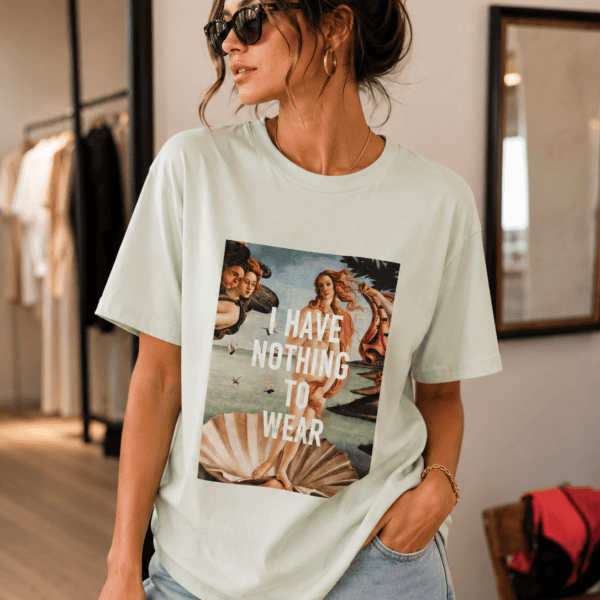 BOTTICELLI GREEN UNISEX Q T-SHIRTS