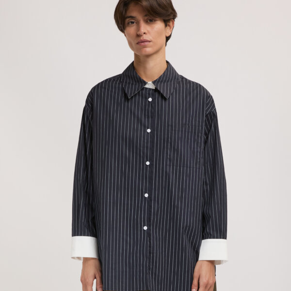 SHIRT STRIPED MARRONE ELEH