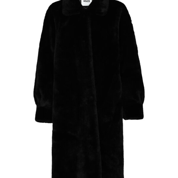 LONG FURCOAT RANAG BLACK SILVIAN HEACH