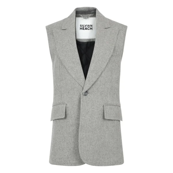 GILET JACKET KAILAS GREY LIGHT MELANGE SILVIAN HEACH