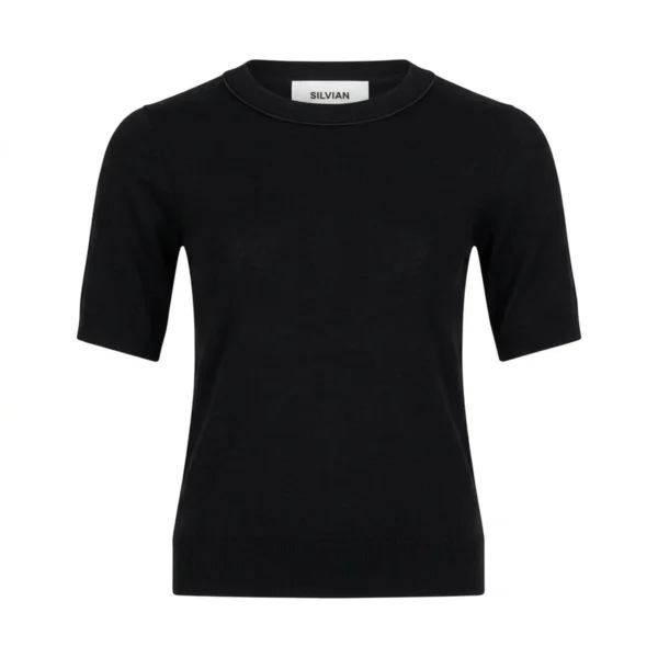 SWEATER SENVOR BLACK / OFF-WHITE SILVIAN HEACH