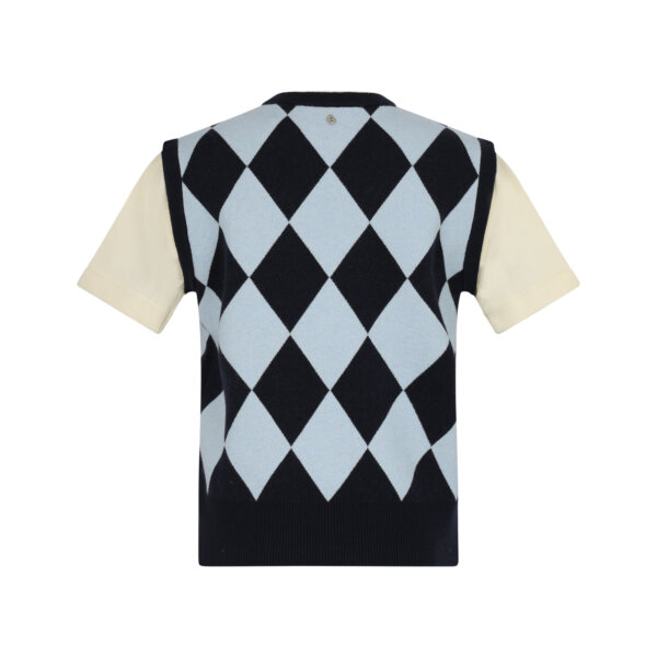 SWEATER SKERA SKY ARGYLE SILVIAN HEACH