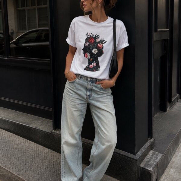 QUEEN WHITE UNISEX Q - TSHIRTS