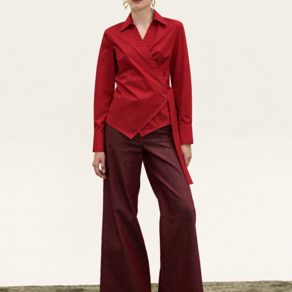 WRAP RED SHIRT INNOCENT THE BRAND