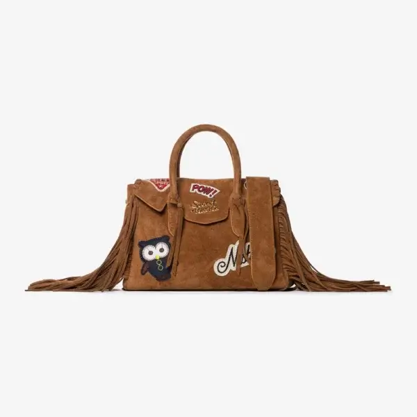 Laya Suede Small Secret Pon-Pon