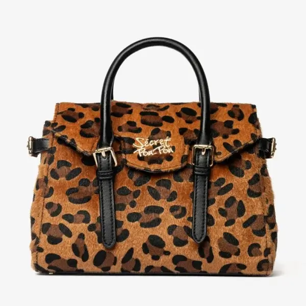 Luisita Small Leopard Secret Pon-Pon