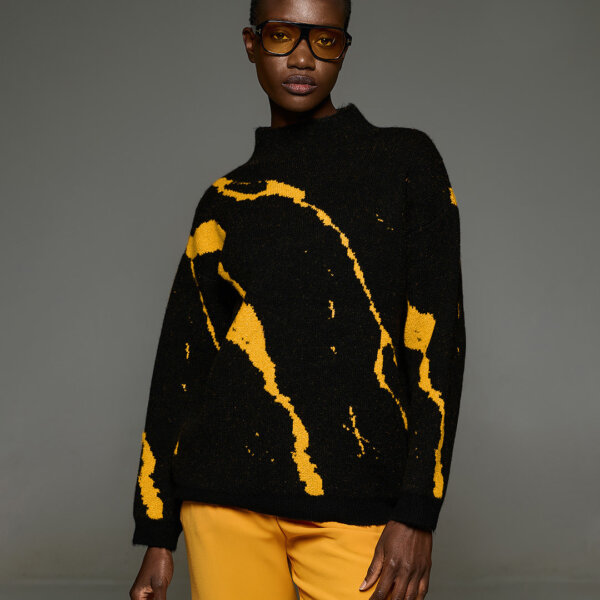 Knit marble sweater Tailor Made Knitwear